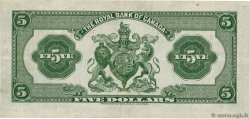 5 Dollars CANADA  1935 PS.1391 BB