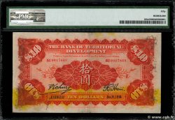 10 Dollars CHINA Kiangsu 1914 P.0568e VF