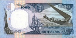 1000 Pesos Oro Petit numéro COLOMBIA  1984 P.424b UNC