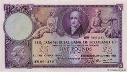 5 Pounds SCOTLAND  1953 PS.333 EBC+