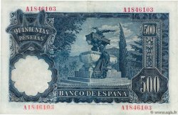 500 Pesetas SPANIEN  1951 P.142a VZ
