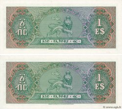 1 Dollar Petit numéro ETIOPIA  1961 P.18a FDC