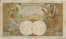 1000 Francs MADAGASCAR  1945 P.041 q.MB
