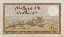 5000 Francs MAROKKO  1950 P.23c fSS