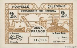 2 Francs NOUVELLE CALÉDONIE  1943 P.56b SPL