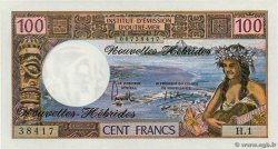 100 Francs NUEVAS HÉBRIDAS  1975 P.18c SC+