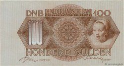 100 Gulden NETHERLANDS  1947 P.082 AU-