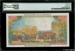 10 NF sur 500 Francs Pointe à Pitre REUNION  1971 P.54b UNC-