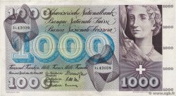1000 Francs SWITZERLAND  1963 P.52f VF