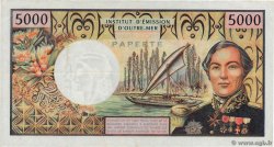 5000 Francs TAHITI  1977 P.28b VF+