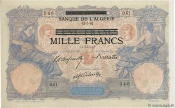 1000 Francs sur 100 Francs TúNEZ  1892 P.31 SC+