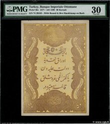 50 Kurush TURKEY  1877 P.050c VF