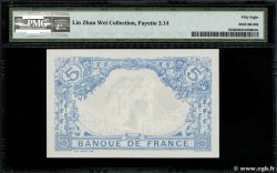 5 Francs BLEU FRANCE  1913 F.02.14 SUP+
