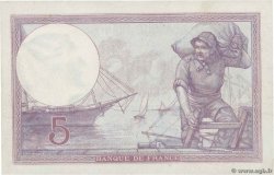 5 Francs FEMME CASQUÉE FRANCE  1920 F.03.04 XF