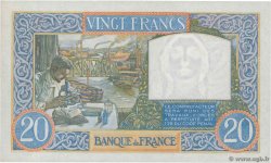 20 Francs TRAVAIL ET SCIENCE FRANKREICH  1940 F.12.09 VZ+