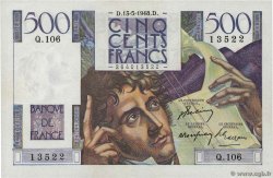 500 Francs CHATEAUBRIAND FRANCE  1948 F.34.08 SUP+