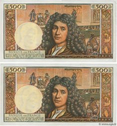 500 Nouveaux Francs MOLIÈRE Consécutifs FRANKREICH  1964 F.60.07 fVZ