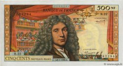 500 Nouveaux Francs MOLIÈRE FRANCIA  1966 F.60.09 BB
