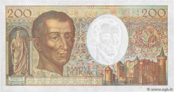 200 Francs MONTESQUIEU alphabet 101 FRANCE  1992 F.70bis.01 pr.SPL