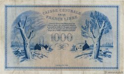 1000 Francs Phénix AFRIQUE ÉQUATORIALE FRANÇAISE Brazzaville 1941 P.14a MB