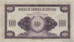 1000 Francs AFRIQUE OCCIDENTALE FRANÇAISE (1895-1958)  1942 P.32a SUP