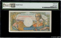1000 Francs ALGERIEN  1945 P.096 fVZ