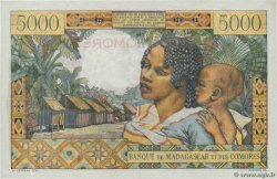 5000 Francs COMORES  1963 P.06c SUP