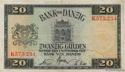 20 Gulden DANTZIG  1937 P.63 pr.TTB