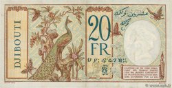 20 Francs DJIBOUTI  1936 P.07a XF+