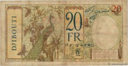 20 Francs DJIBUTI  1943 P.12A MB