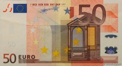 50 Euros Fauté EUROPA  2002 €.130.11 MBC+