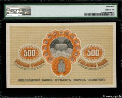500 Markkaa FINLANDE  1909 P.023 TTB