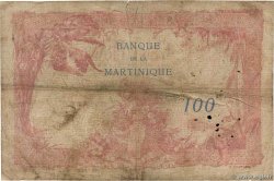100 Francs MARTINIQUE  1938 P.13 B
