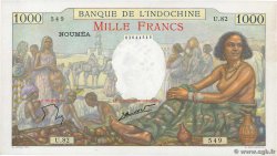 1000 Francs NOUVELLE CALÉDONIE  1952 P.43c SC