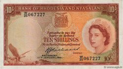 10 Shillings RHODÉSIE ET NYASSALAND  1961 P.20b TTB