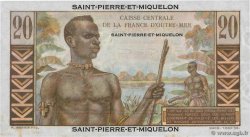 20 Francs Émile Gentil SAINT PIERRE E MIQUELON  1946 P.24 q.FDC