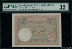 50 Piastres SYRIE  1925 P.022 TTB