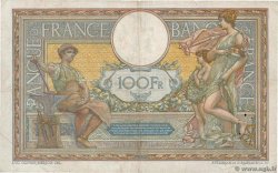 100 Francs LUC OLIVIER MERSON sans LOM FRANCE  1920 F.23.13 VF-