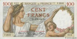 100 Francs SULLY FRANCE  1939 F.26.10