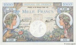 1000 Francs COMMERCE ET INDUSTRIE FRANCE  1940 F.39.01