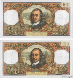 100 Francs CORNEILLE Consécutifs FRANCIA  1971 F.65.36 SC