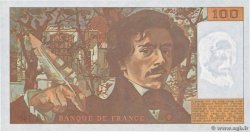 100 Francs DELACROIX imprimé en continu FRANCE  1991 F.69bis.04a UNC