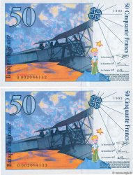 50 Francs SAINT-EXUPÉRY Consécutifs FRANCE  1992 F.72.01b pr.NEUF