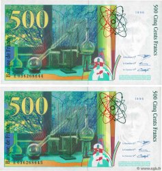 500 Francs PIERRE ET MARIE CURIE Consécutifs FRANKREICH  1996 F.76.03 ST