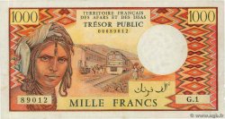1000 Francs FRENCH AFARS AND ISSAS  1975 P.34 SS