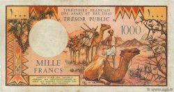 1000 Francs FRENCH AFARS AND ISSAS  1975 P.34 VF