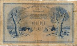 1000 Francs Phénix FRENCH EQUATORIAL AFRICA  1944 P.19a F-