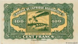 100 Francs FRENCH WEST AFRICA  1942 P.31a SC+