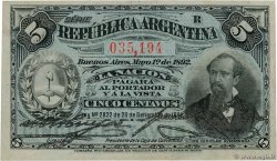5 Centavos ARGENTINA  1892 P.213 q.FDC