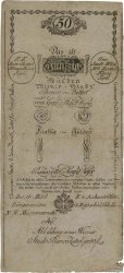 50 Gulden FORMULAR AUSTRIA  1796 P.A025 MB